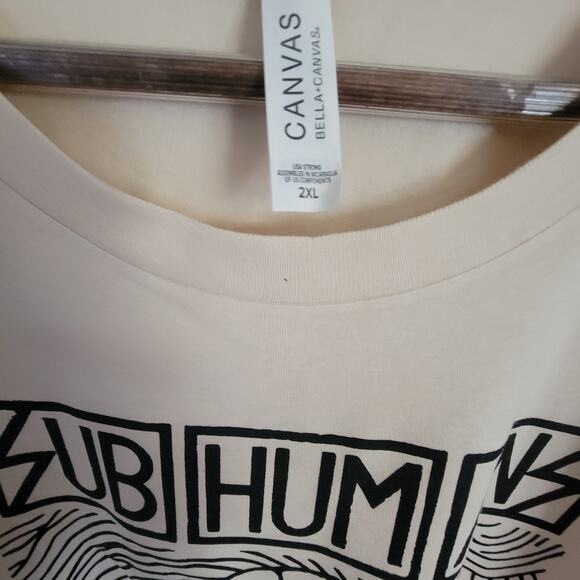 Subhumans band t shirt size 2xl cream - Picture 2 of 2